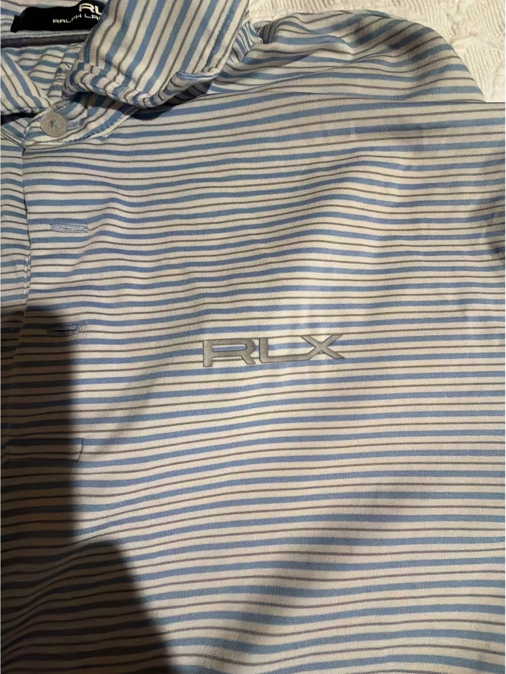 RLX Ralph Lauren Striped Polo Shirt Large